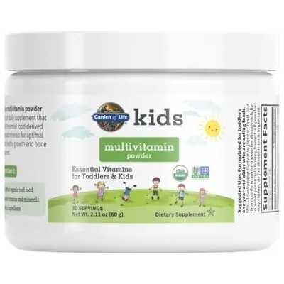 Garden of Life Kids Organic multivitamin (мултивитамини за деца на прах), 60 гр