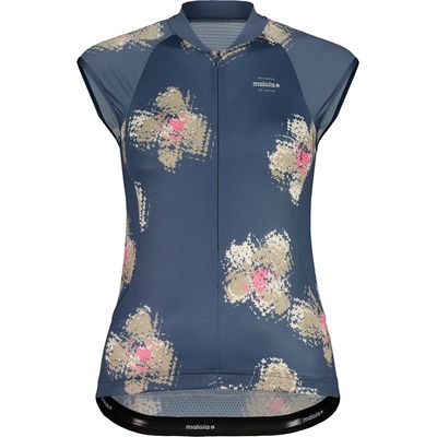 Maloja Дамска фланелка с къс ръкав за колоездене Maloja Women's SundaM. Top Cycling jersey - Dusty Blue Joy (156-3055-0213)