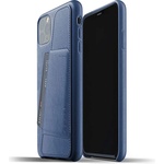 Mujjo Кожен калъф с джоб Mujjo за iPhone 11, син (MUJJO-CL-006-BL)