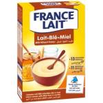 France Lait Пшенична млечна каша медена 250g (IP2098)
