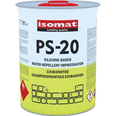 ISOMAT PS-20 - Silikónová impregnácia na ochranu pred vodou Farba: Transparentná, Objem: 20 l