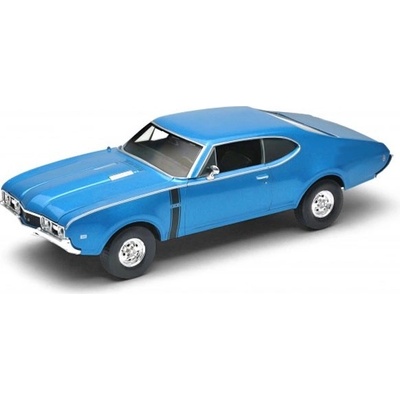 Welly 1968 Oldsmobile 442 Modrá 1:34