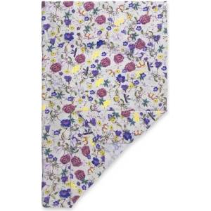 Hauck Бебешки чаршаф с ластик Hauck - Floral Beige, 60 x 120 cm (599259) - baby
