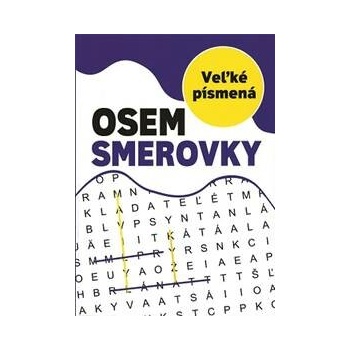Osemsmerovky Veľké písmena - fialové - autor neuvedený