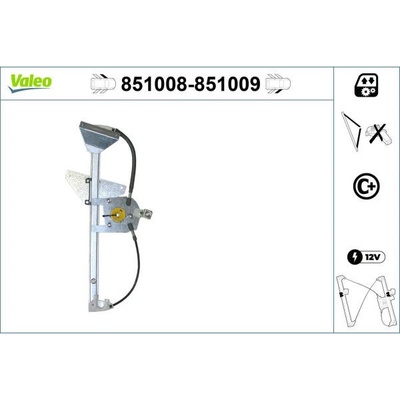Zvedací zařízení oken VALEO 851008