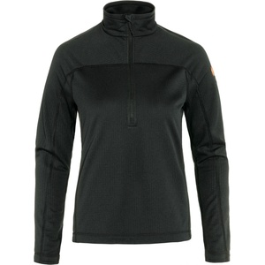 Fjällräven Дамски поларен пуловер Fjällräven Women's Abisko Lite Fleece Half Zip Fleece jumper - Black (105-4199-0114)