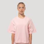 GymBeam Дамска овърсайз тениска Mochi Pink XS