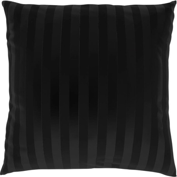 Kvalitex satén s prúžkom čierny 45x60 cm
