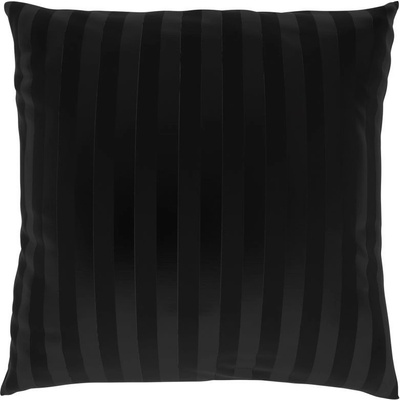 Kvalitex satén s prúžkom čierny 45x60 cm