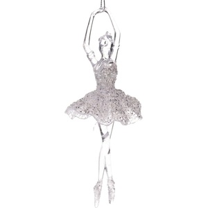 Dakls Пластмасова Коледна украса 17 cm Balerina - Dakls (PT154)