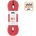 Petzl Динамично въже PETZL Arial 9.5mm Dry 60m red
