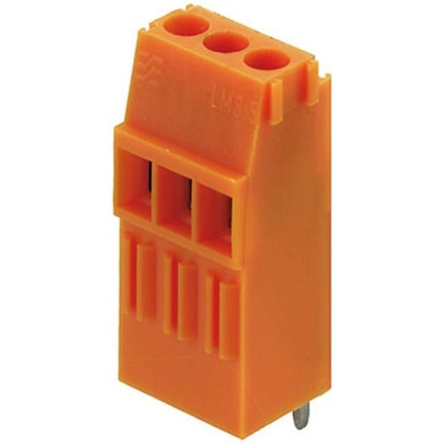 Weidmüller 1716710000 skrutkovacia svorka 1.5 mm² Pólov 2 oranžová 100 ks