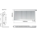 Purmo CV11 600 x 1000