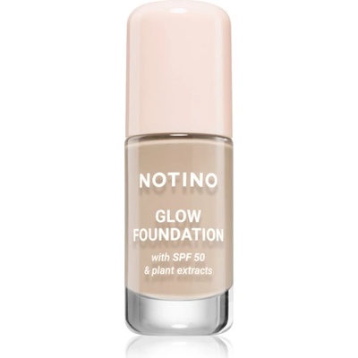 Notino Foundation Glow foundation with SPF 50 & plant extracts озаряващ фон дьо тен SPF 50 01 Fair Neutral 30ml