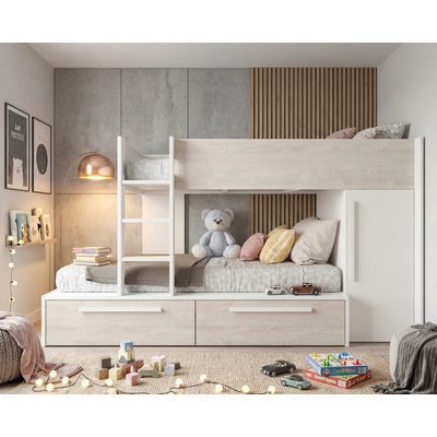 TRS-SPAIN Cascina so skriňou a šuplíkmi white