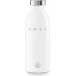 Smeg Термо бутилка SMEG Clima 50's Style WBF01WH, 500 мл, Херметично затваряне, Двустенна, Неръждаема стомана 18/8, Бял (WBF01WH)