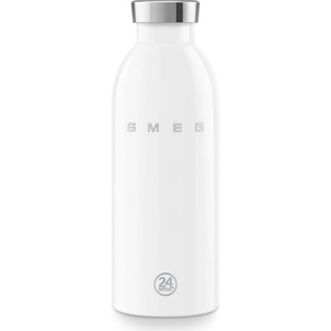 Smeg Термо бутилка SMEG Clima 50's Style WBF01WH, 500 мл, Херметично затваряне, Двустенна, Неръждаема стомана 18/8, Бял (WBF01WH)