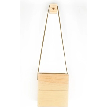 Surdic Кафява саксия от елхово дърво Colgante, 17 x 62 cm - Surdic (5321772)
