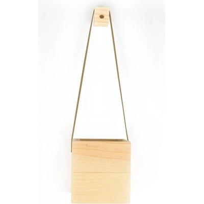 Surdic Кафява саксия от елхово дърво Colgante, 17 x 62 cm - Surdic (5321772)