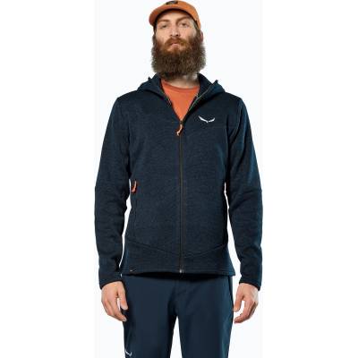 Salewa Мъжка туристическа поларена блуза Salewa Puez Rocca Polarlite Hood navy blazer