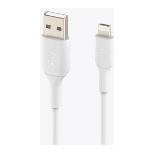 Belkin BOOST CHARGE USB-A to Lightning Cable, PVC - 1M (2 PK) - White (CAA001bt1MWH2PK)