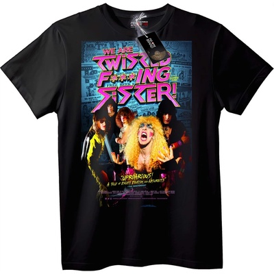 NOONEBRAND Тениска Twisted Sister Филм - 7XL, Black