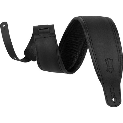 Levy's Amped Leather Matte Black Каишка за китара (M26PD-BLK-MAT)