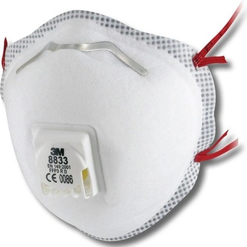 3M 8833 polomaska FFP3 s ventilom