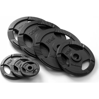 TRUESTEEL Litinové Tri-Grip kotouče 50 mm Sada 1,25 - 25 kg