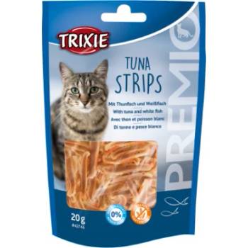 TRIXIE PREMIO Tuna Strips - Лакомство за котки , вкусни филета с риба тон, 20 гр. /5 пакета