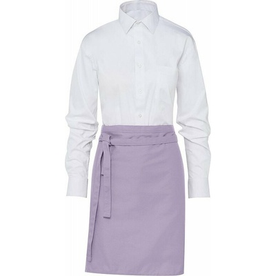 SG Accessories - BISTRO Krátká číšnická zástěra Brussels s pevným páskem 78 x 52 cm fialová levandulová