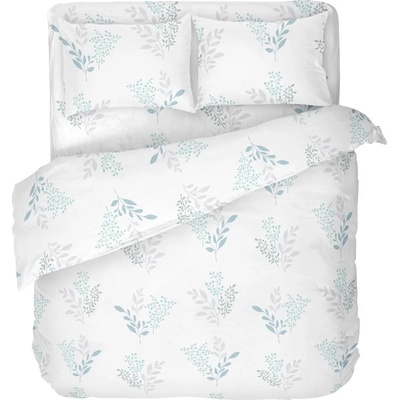 Dilios Двоен спален комплект ВИКТОРИЯ 2 бяла с един плик 100% памук