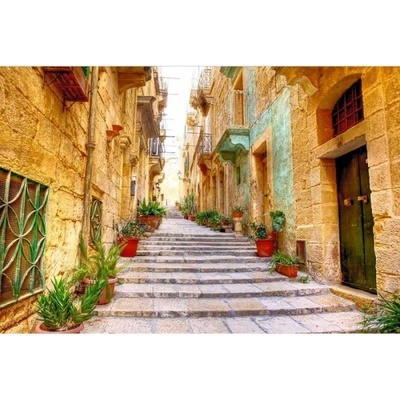 DIMEX ART Флизелинов фототапет тясна улица 375 x 250 см