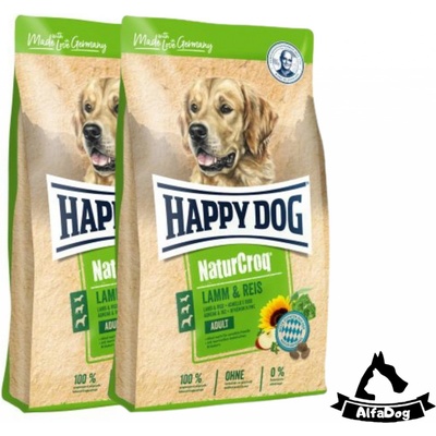 Happy Dog NaturCroq Lamb & Rice 2 x 15 kg