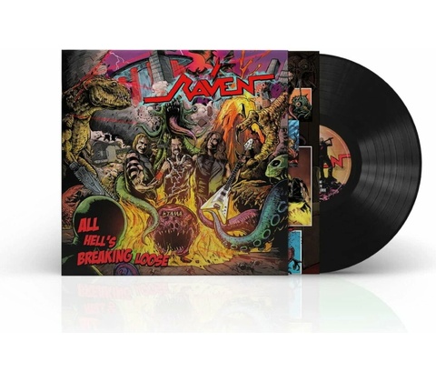 RAVEN - ALL HELL'S BREAKING LOOSE LP