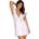 Obsessive Халат Peniuar-Girlly-stringi-GRATIS-BiayV-54204-Biały - Черен, размер L/XL