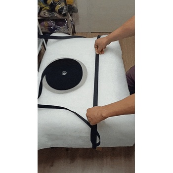 Zip elastický 30 mm barva černá, metráž