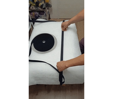 Zip elastický 30 mm barva černá, metráž