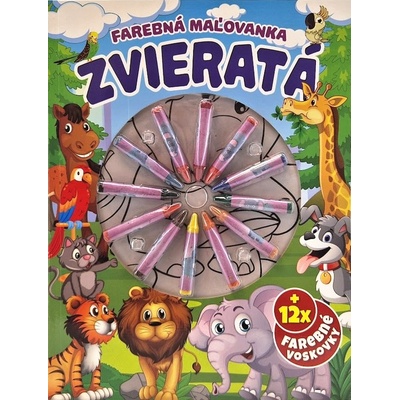 Farebná maľovanka zvieratká