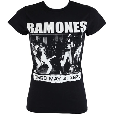 ROCK OFF дамска тениска Ramones - CBGBS 1978 - ROCK OFF - RATS22LB