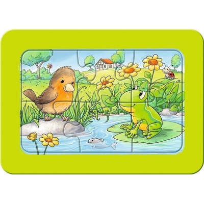 Ravensburger 051380 Malé záhradné zvieratá 3x6 dielov