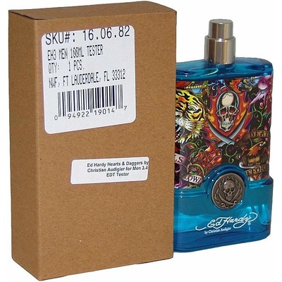 Christian Audigier Hearts & Daggers toaletná voda pánska 100 ml tester