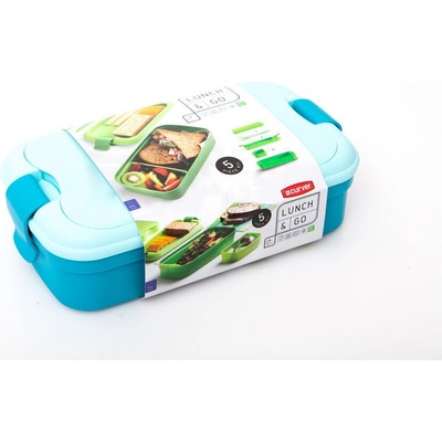 CURVER LUNCH & GO svačinový box modrý
