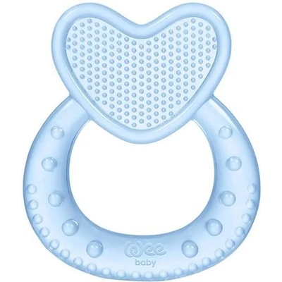 Wee Baby Силиконова чесалка Wee Baby - Сърце, синя (912)