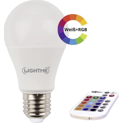 LightMe LED žárovka 220 V, 230 V, 240 V, N/A, 6 W = 48 W, 114 mm, RGBW, A+ A++ E N/A měnící barvu, stmívatelná, vč.