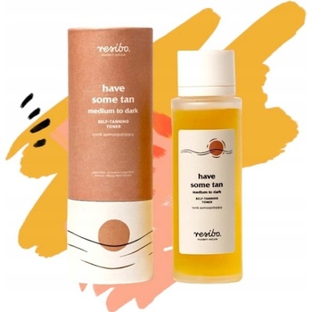 Resibo Have Some Tan! Have Some Tan! samoopalovací voda na obličej a dekolt odstín Medium to Dark 100 ml