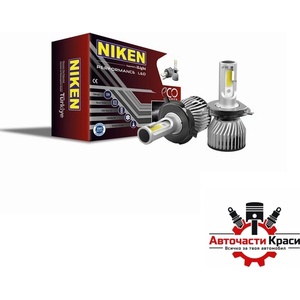 NIKEN Диодни крушки niken h4 ЕКО - 2бр/к-т - avtochastikrasi
