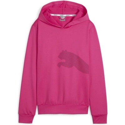 Puma BIG CAT FRENCH TERRY HOODIE dámská sportovní mikina růžová