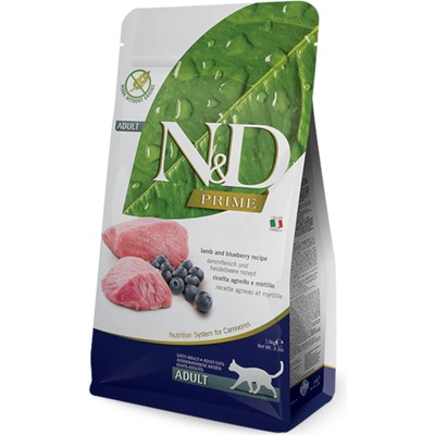 N&D GF Prime Cat Adult Lamb & Blueberry 5 kg