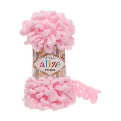Příze Alize Puffy 31 - světle růžová